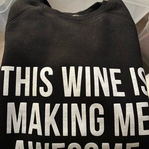 Brunette The Label Black Sweatshirt, size S/M